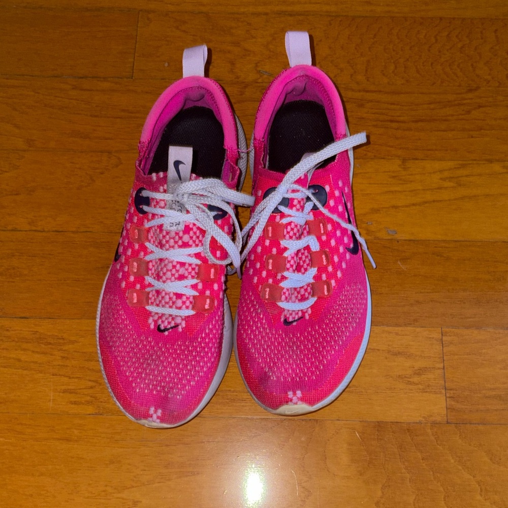 Nike React Women’s Pink and White Running Shoes